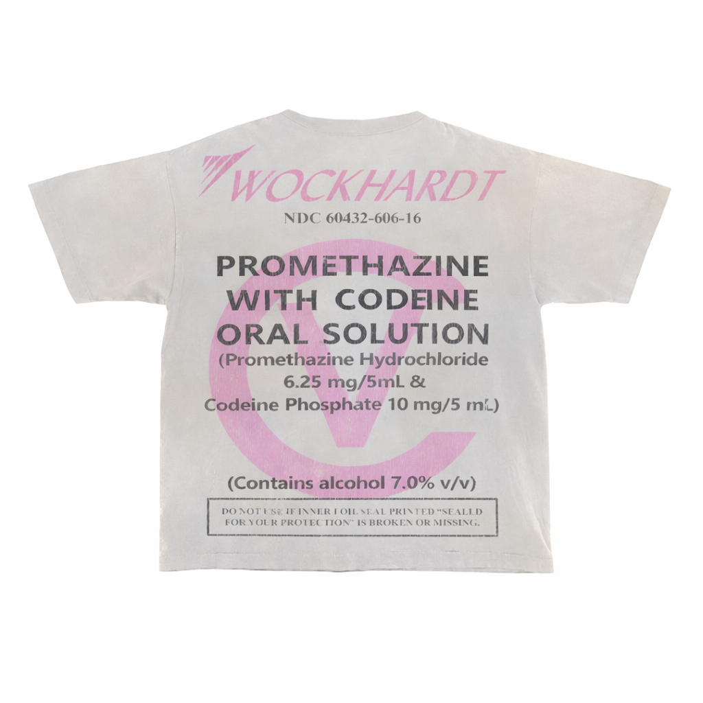 DOUBLE CUP STATE OF MIND WHITE AND PINK TEE