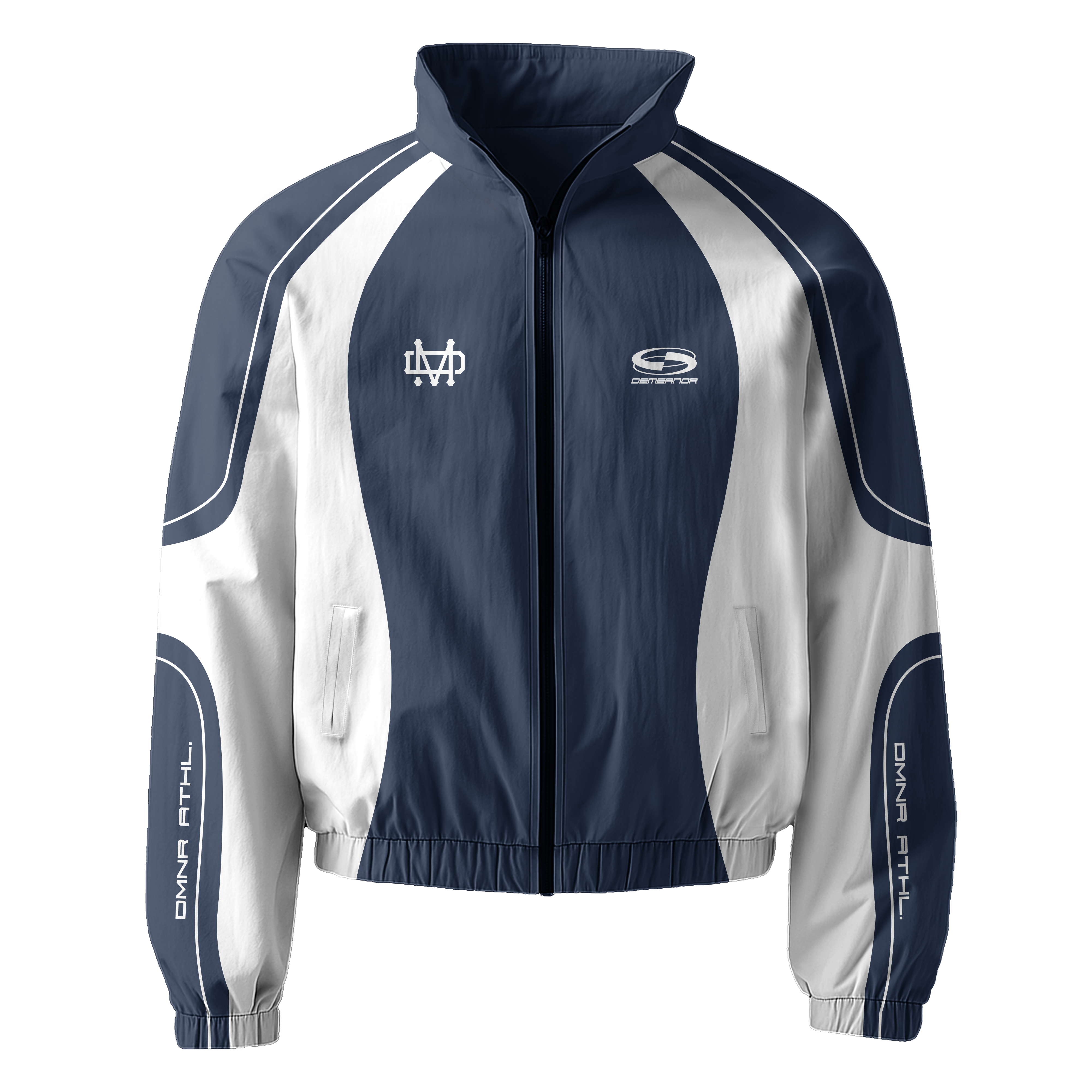 OMNIA JACKET NAVY BLUE & WHITE